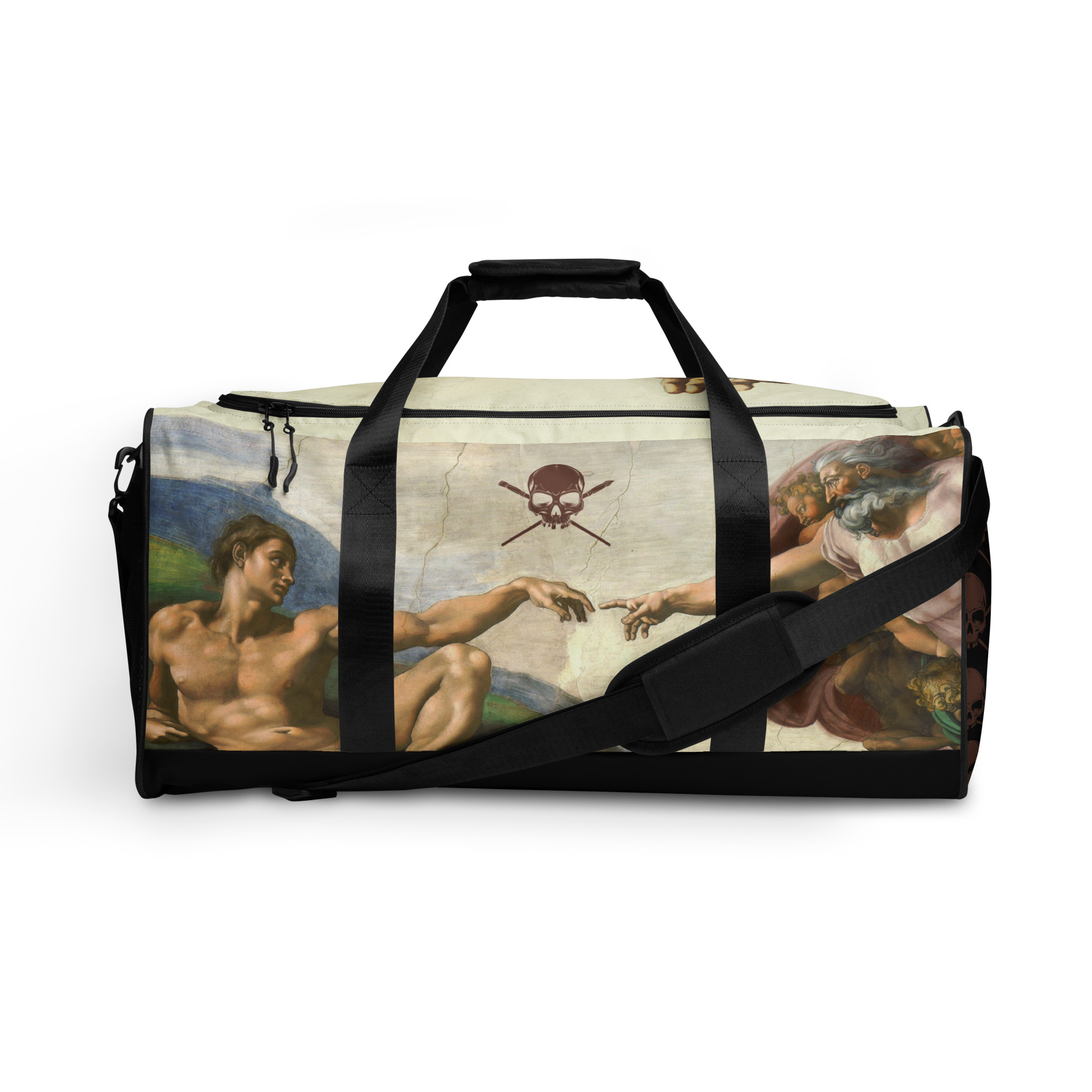 The Creation of Adam by Michelangelo, Duffle bag, Renaissance Art, Classical Art, Sistine Chapel